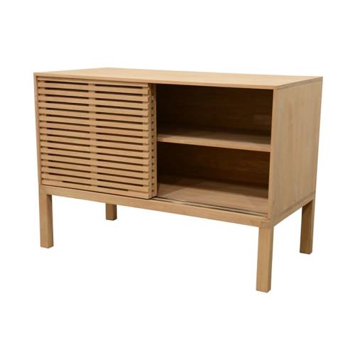 Grand Meuble Sous Vasque Avec Portes Bois Massif Miami - Contemporain