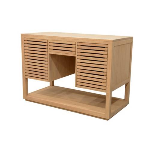 Meuble Sous Vasque Design Bois Massif Miami - Contemporain