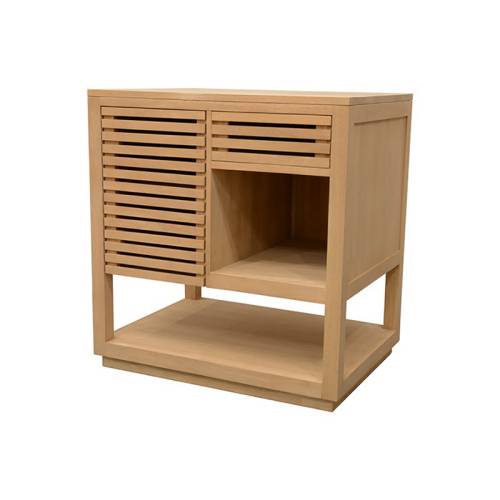 Meuble Vasque Design Bois Massif Miami - Contemporain
