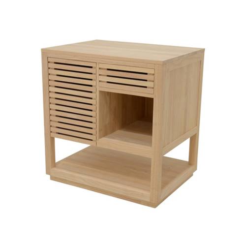 Meuble Vasque Design Bois Massif Miami - Contemporain
