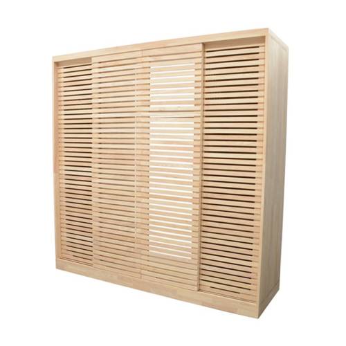 Armoire Penderie Bois Massif Miami - Contemporain