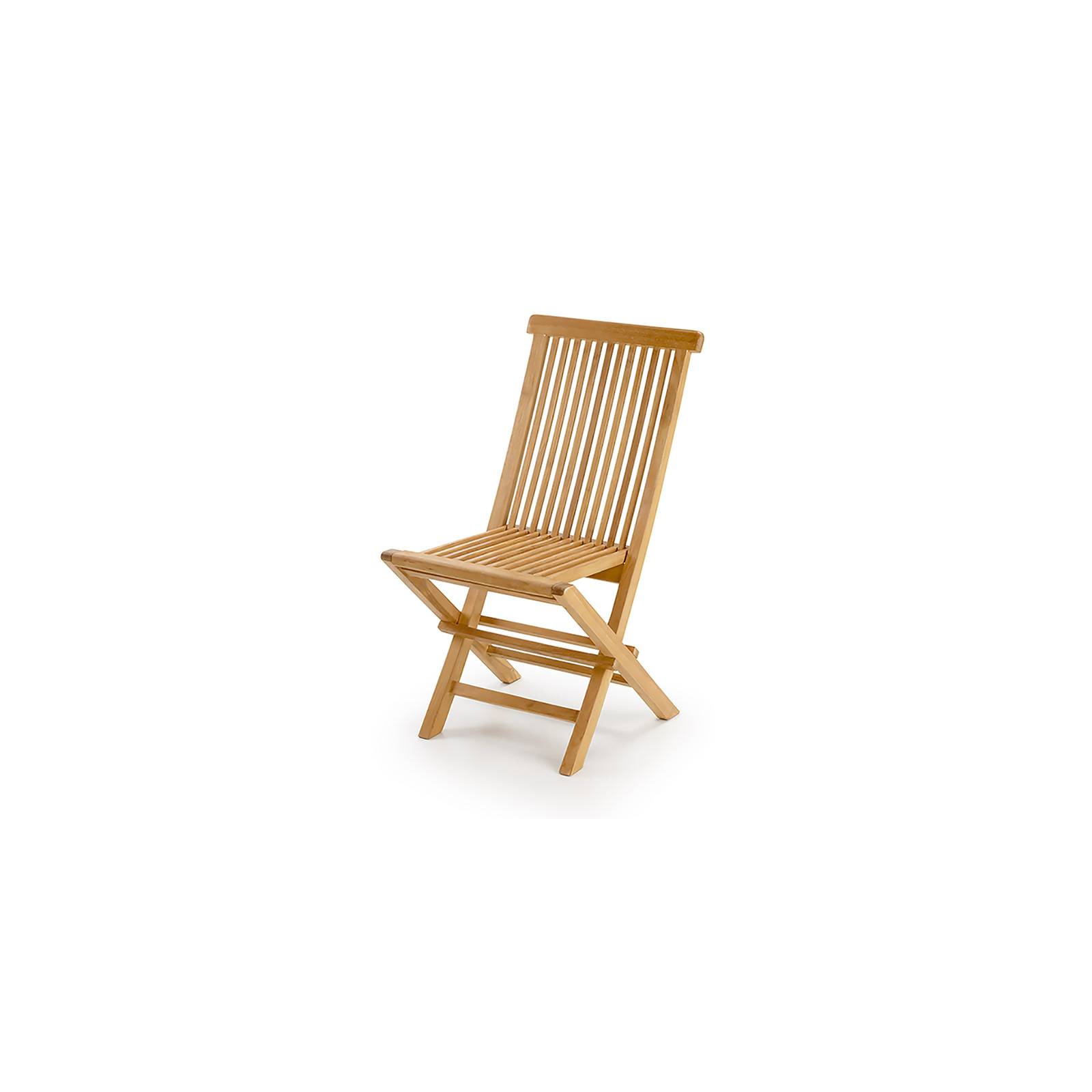 Chaise de jardin pliante en bois massif