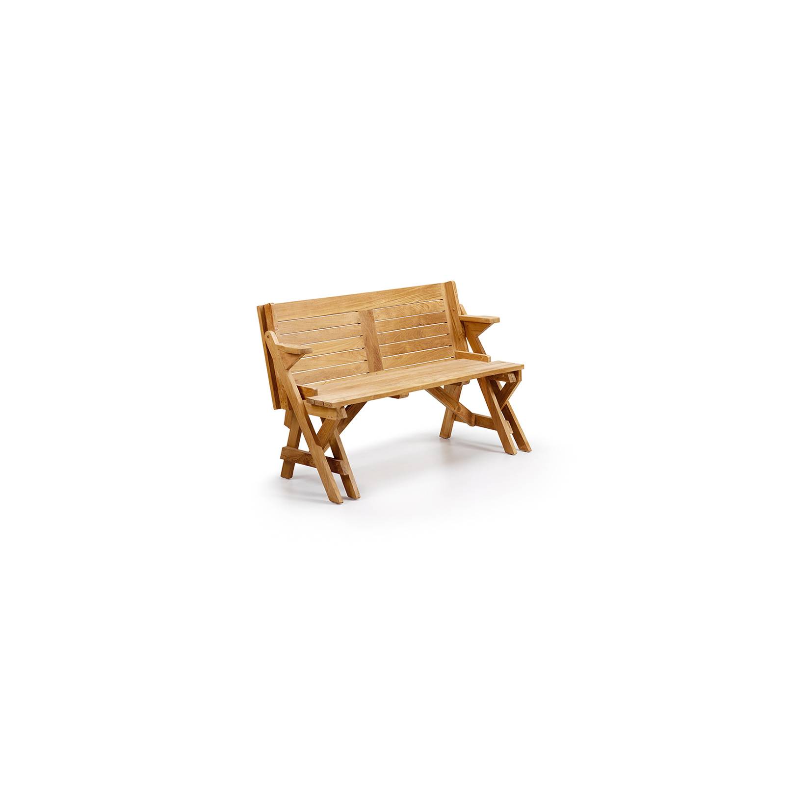 Banc de jardin convertible en table Greenwood Teck