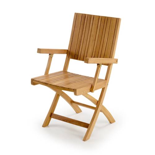 Fauteuil de jardin en teck massif Greenwood