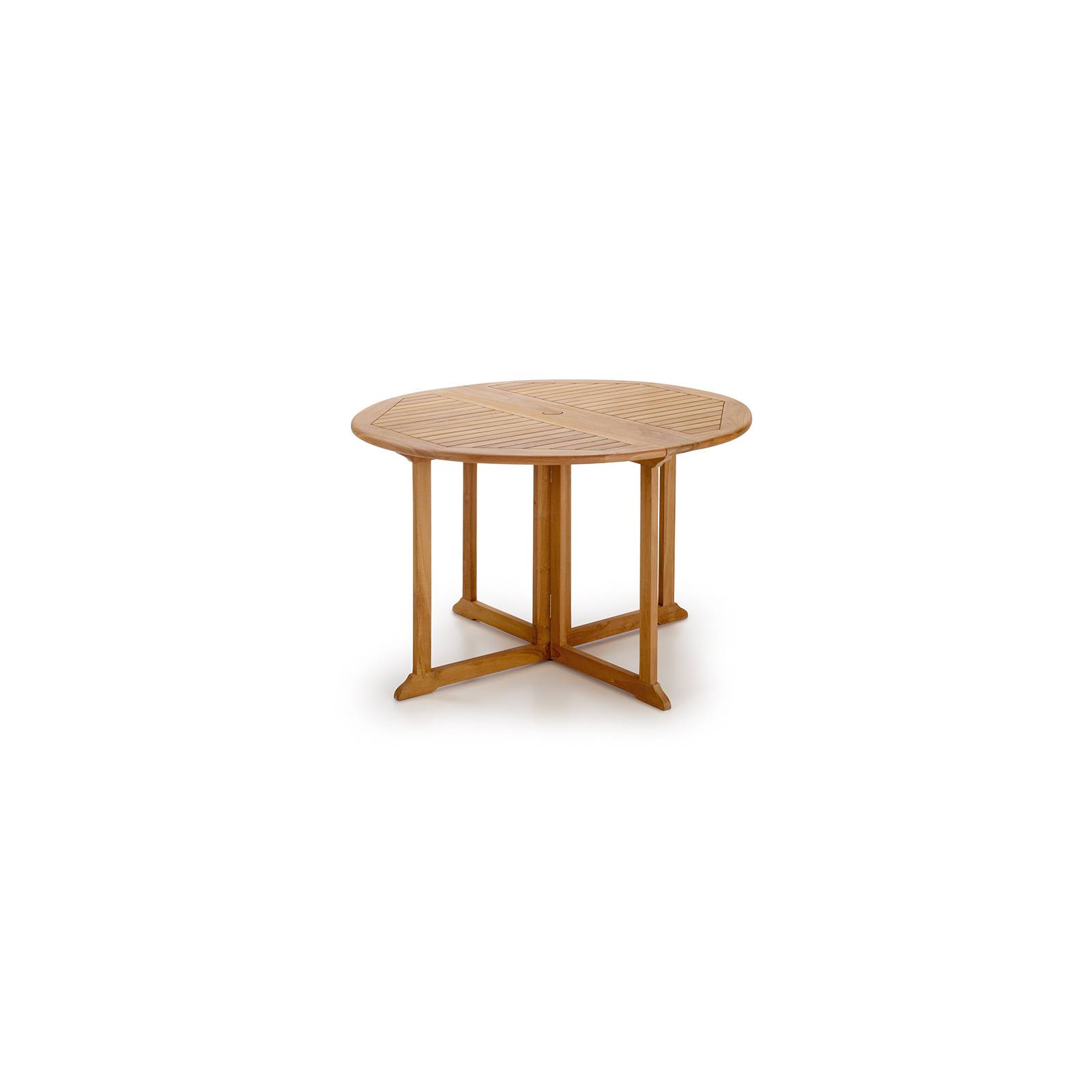 Table de jardin ronde pliante Greenwood Teck