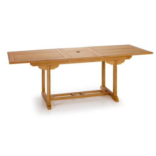 Table de jardin rectangulaire extensible | Teck Greenwood - Exotique