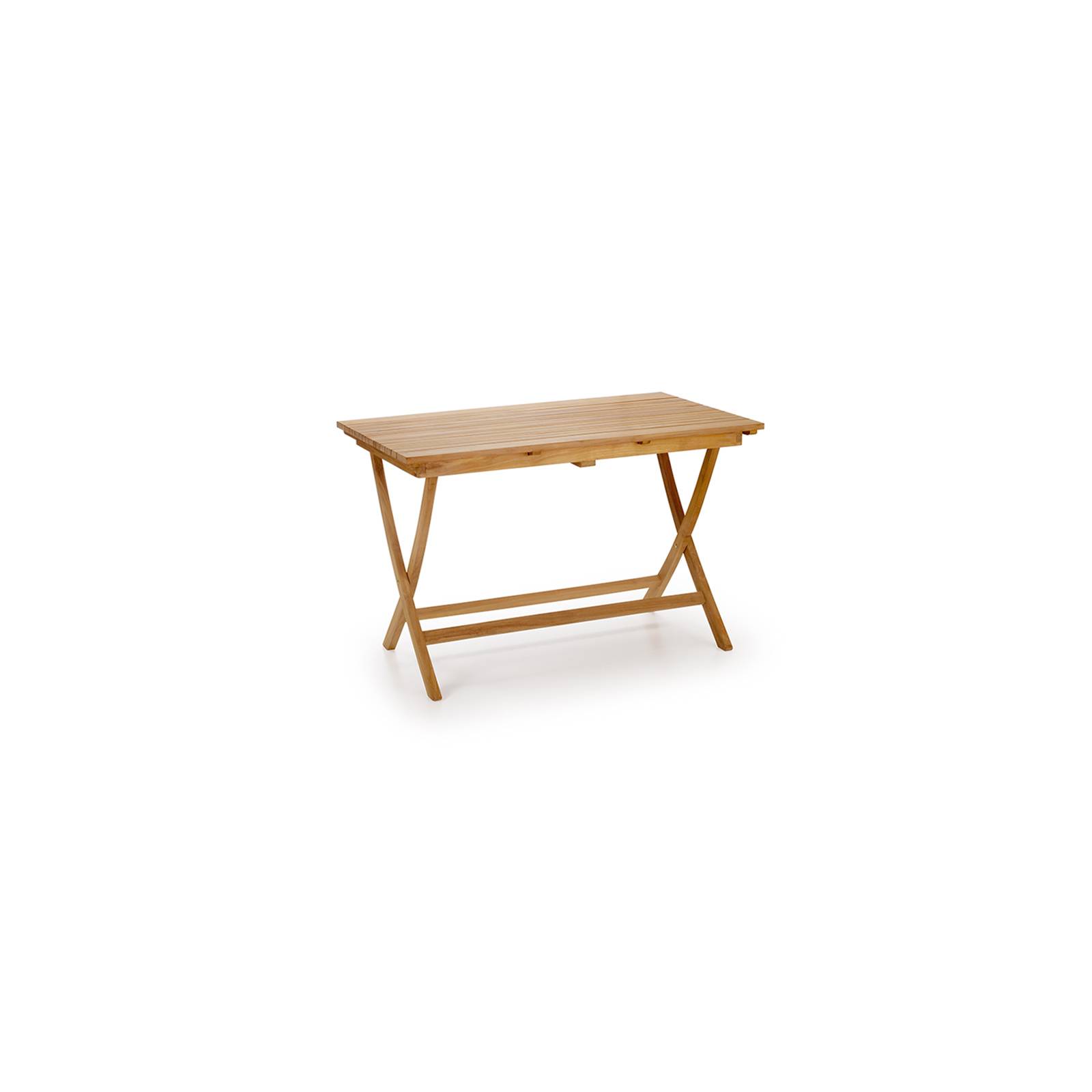 Table de jardin rectangulaire pliante Teck Greenwood