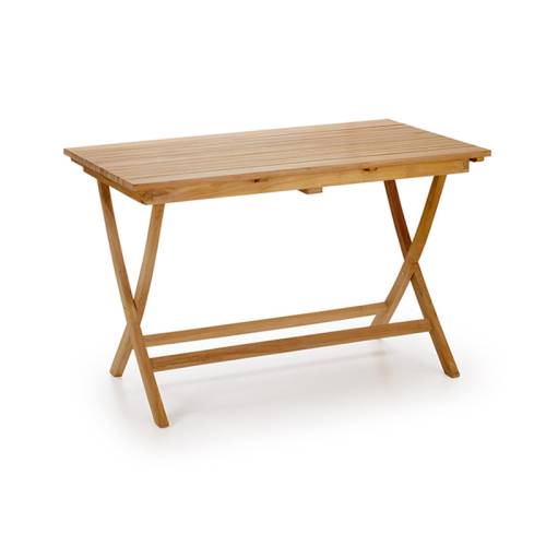 Table de jardin rectangulaire pliante Teck Greenwood