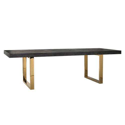 Table rectangulaire à rallonge 195 cm | Chêne Las Vegas - Industriel