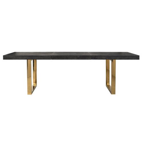 Table rectangulaire à rallonge 195 cm | Chêne Las Vegas - Industriel