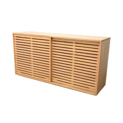 Buffet Bas 160 CM Bois Massif Miami - Contemporain