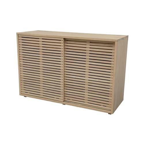 Buffet Bas 120 CM Miam Bois Massif Miami - Contemporain