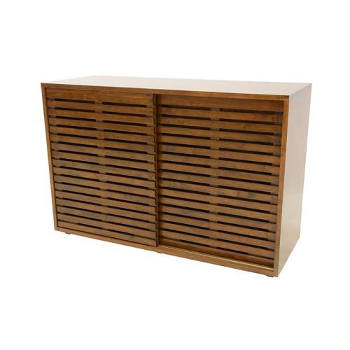 Buffet Bas 120 CM Miam Bois Massif Miami - Contemporain