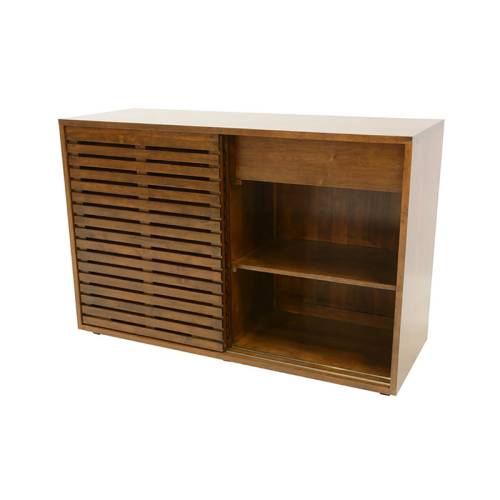 Buffet Bas 120 CM Miam Bois Massif Miami - Contemporain