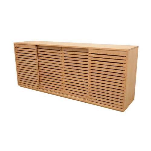 Buffet Bas 200 CM Bois Massif Miami - Contemporain
