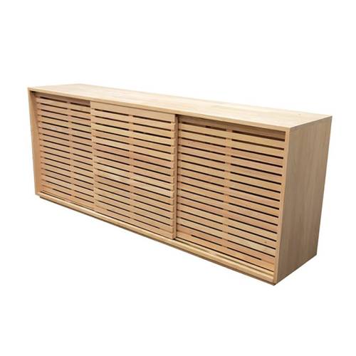 Buffet Bas 200 CM Bois Massif Miami - Contemporain