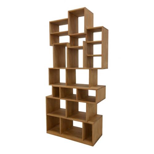 Étagère Destructurée Bois Massif Stockholm - Contemporain