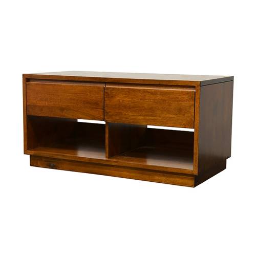 Meuble TV 90 CM Bois Massif Stockholm - Contemporain