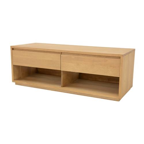 Meuble TV 120 CM Bois Massif Stockholm - Contemporain