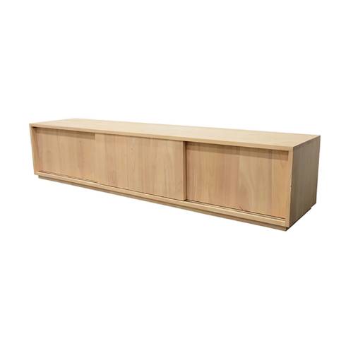 Meuble TV 200 CM Bois Massif Stockholm - Contemporain