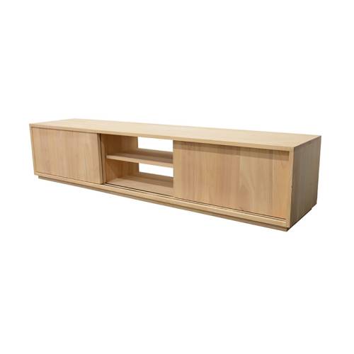 Meuble TV 200 CM Bois Massif Stockholm - Contemporain