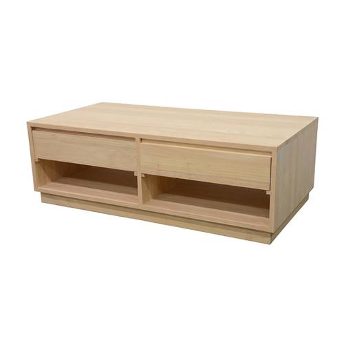 Table Basse Rectangulaire Bois Massif Stockholm - Contemporain
