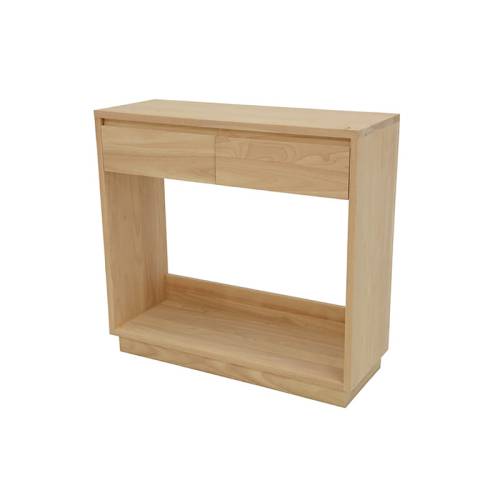 Petite Console Avec Tiroir Bois Massif Stockholm - Contemporain
