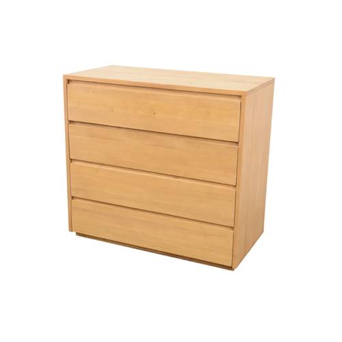 Commode 4 Tiroirs Bois Massif Stockholm - Contemporain