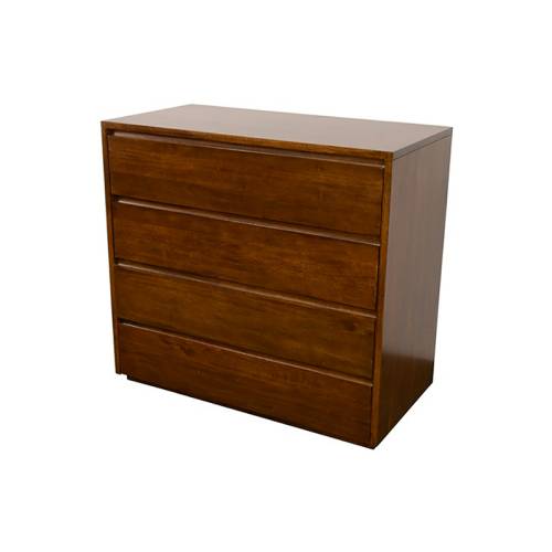 Commode 4 Tiroirs Bois Massif Stockholm - Contemporain