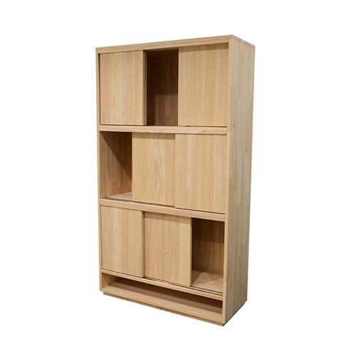 Bibliothèque Porte Coulissante Bois Massif Stockholm - Contemporain