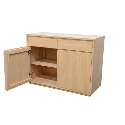 Buffet Bas 106 CM Bois Massif Stockholm - Contemporain