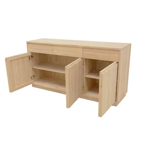 Buffet Bas Scandinave 213 CM Bois Massif Stockholm - Contemporain