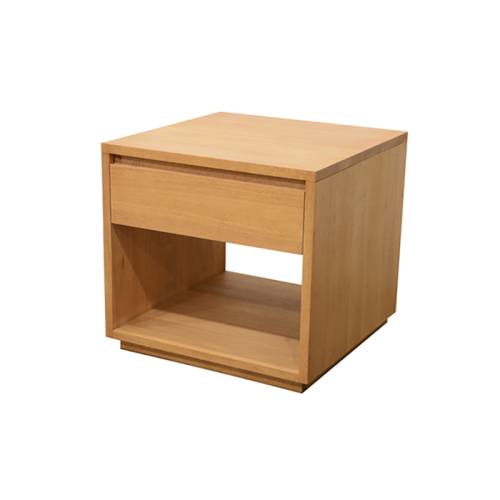 Table de Chevet 1 Tiroir Bois Massif Stockholm - Contemporain