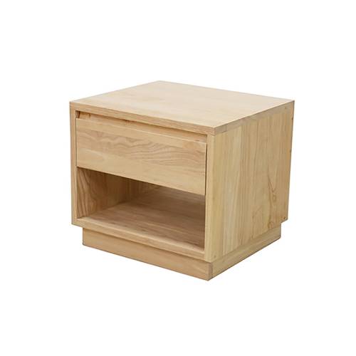 Table de Chevet 1 Tiroir Bois Massif Stockholm - Contemporain