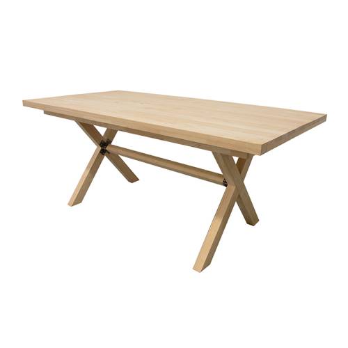 Table de Séjour Rectangulaire Bois Massif Stockholm - Contemporain