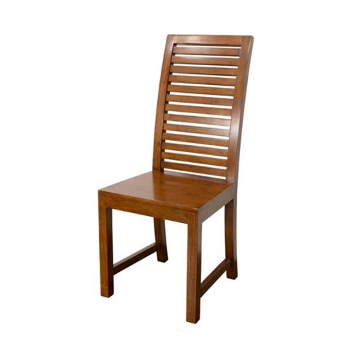 Chaise Bois Massif Foncé Stockholm - Contemporain