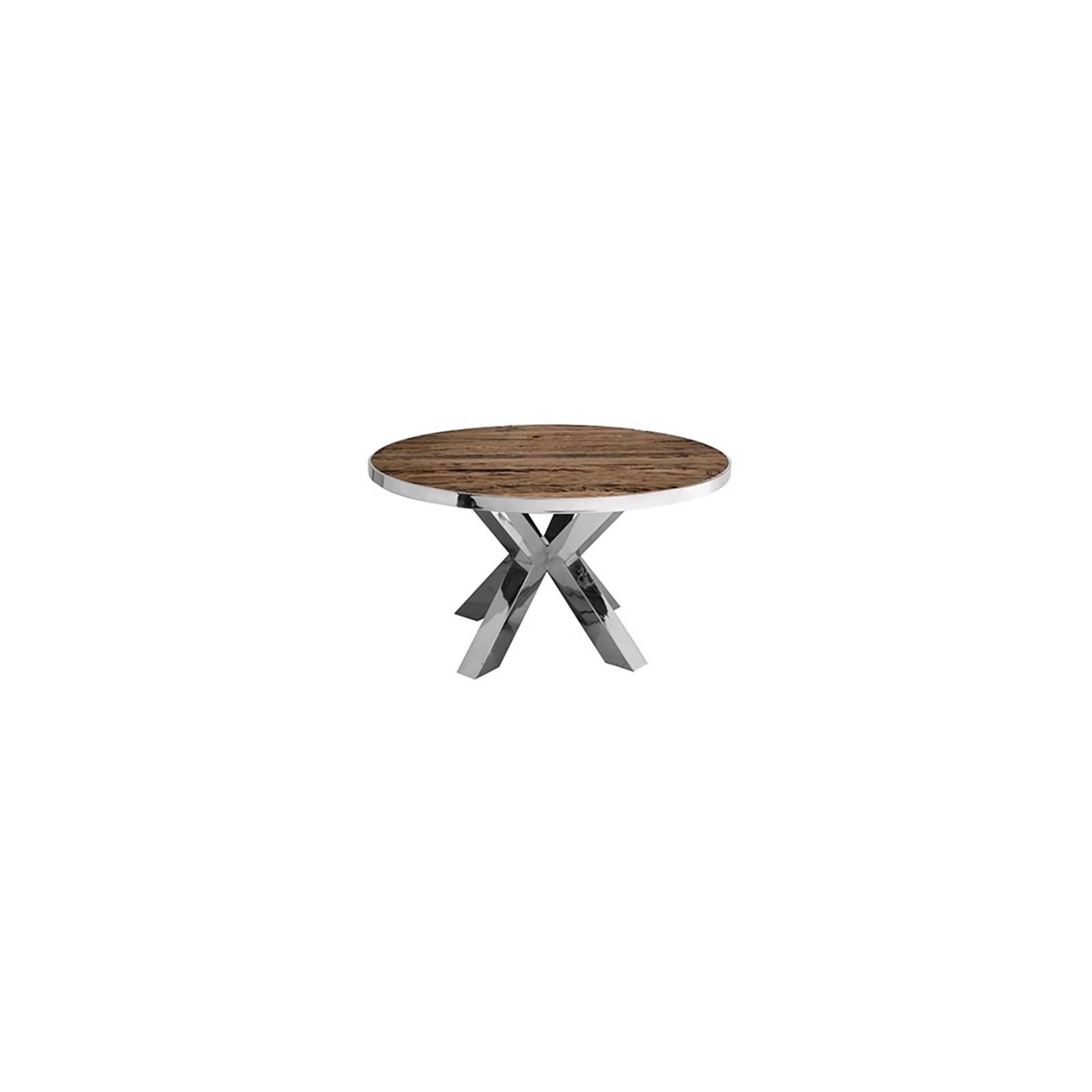 Table de salle ronde Virginia Bois Recyclé