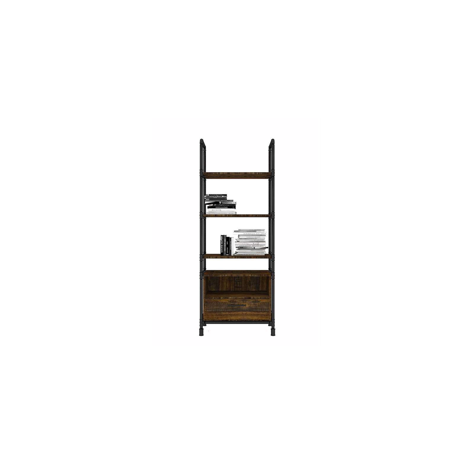 Etagère 5 niches 1 porte Atelier Bois recyclé