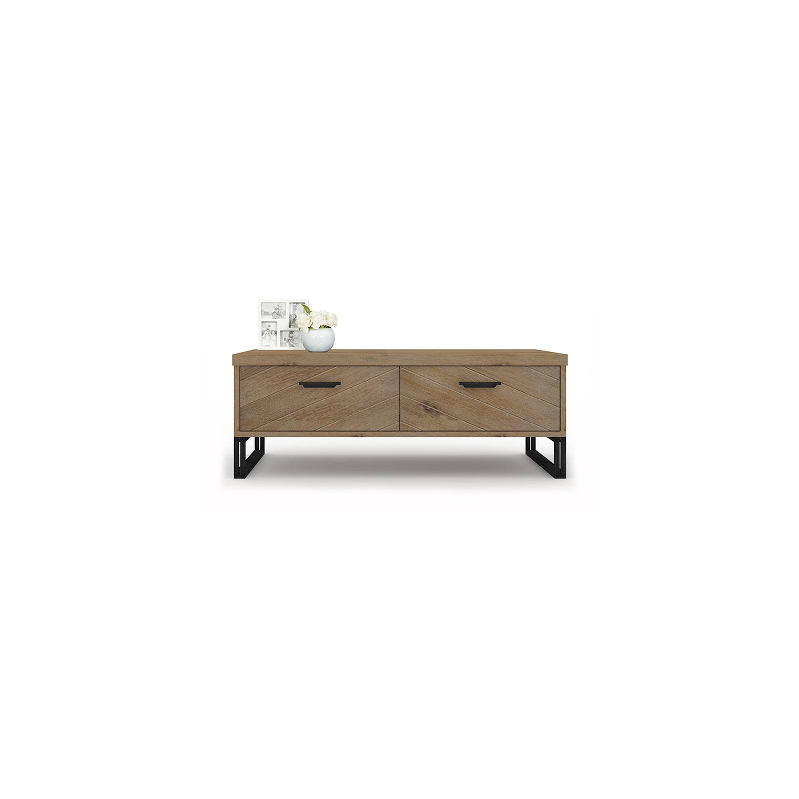 Table basse rectangulaire Vancouver Bois et Métal