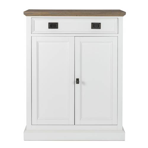 Buffet bas 2 portes Victoria Pin - Classique chic