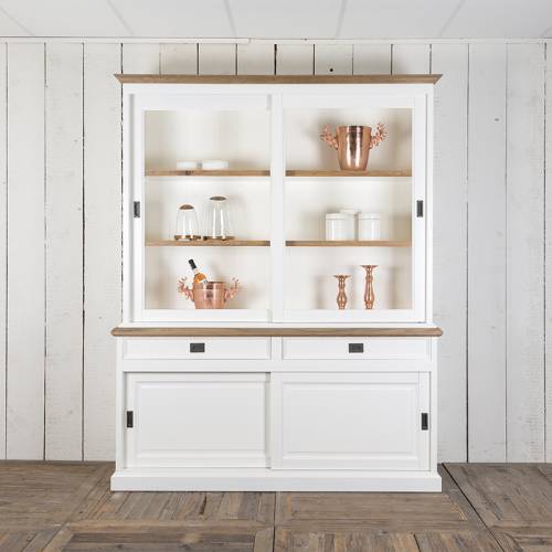Buffet Vaisselier PM Victoria Pin - Classique chic