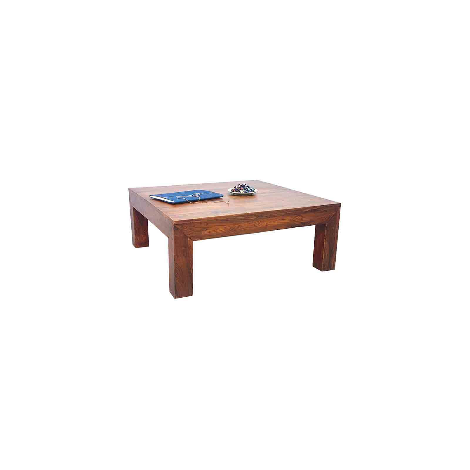 Table Carrée 100 Zen Palissandre - meuble en bois massif