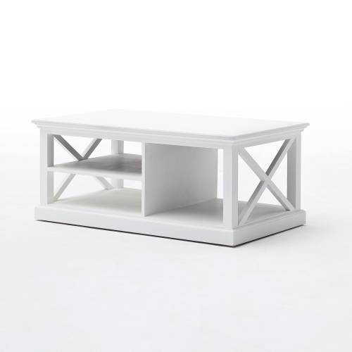 Table Basse Torini Blanc Acajou