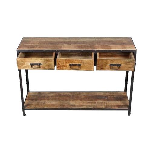 Console 3 tiroirs Industriel Fabric Manguier