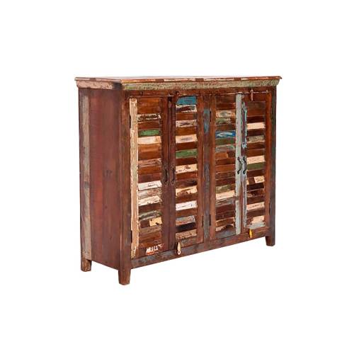 Buffet Teck Origine. Achat de meuble en bois recyclé.