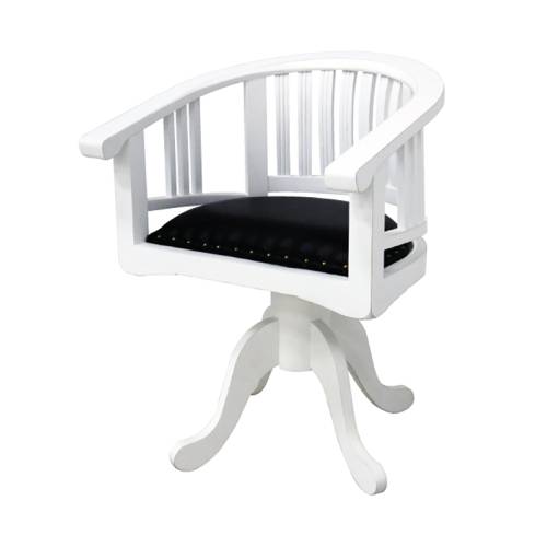 Fauteuil Bureau Blanc Pivotant