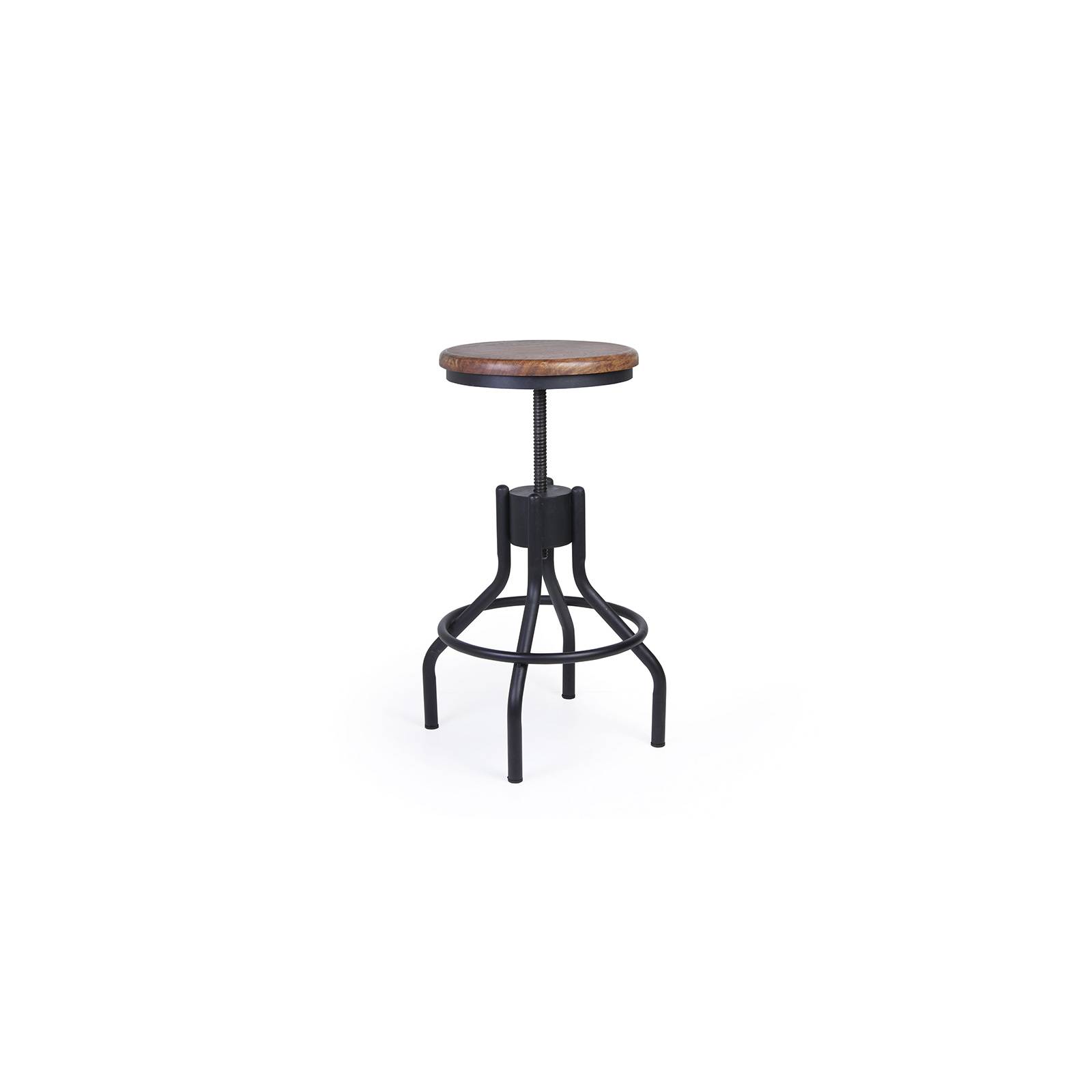 Tabouret réglable Industriel Manguier