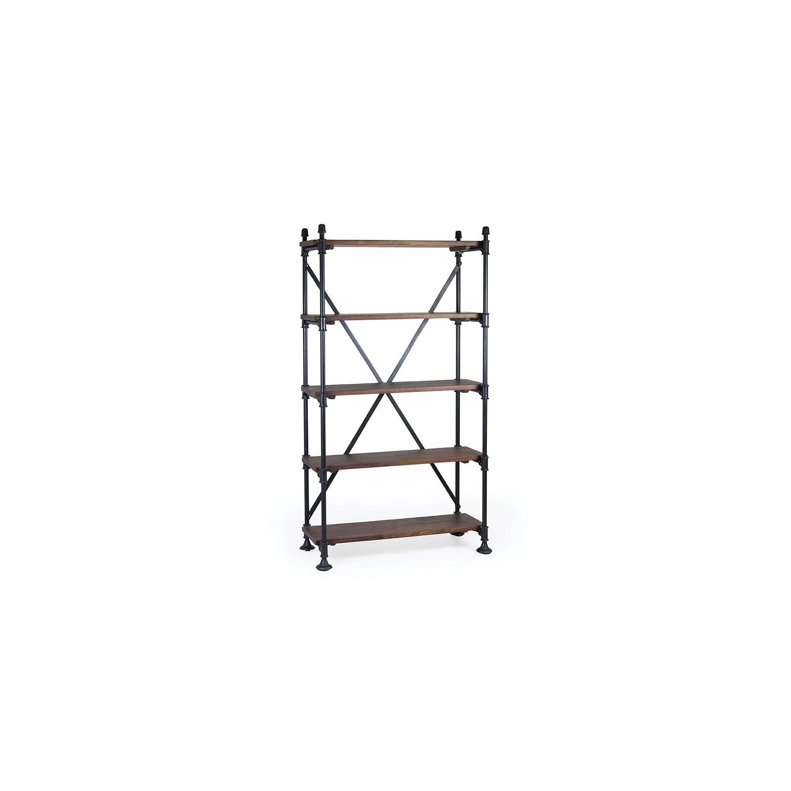 Etagère avec 5 tablettes Industriel Manguier