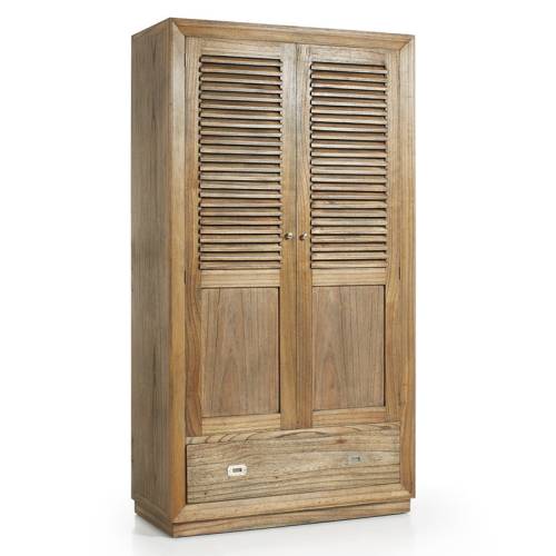 Armoire penderie bois massif Bilbao Mindy