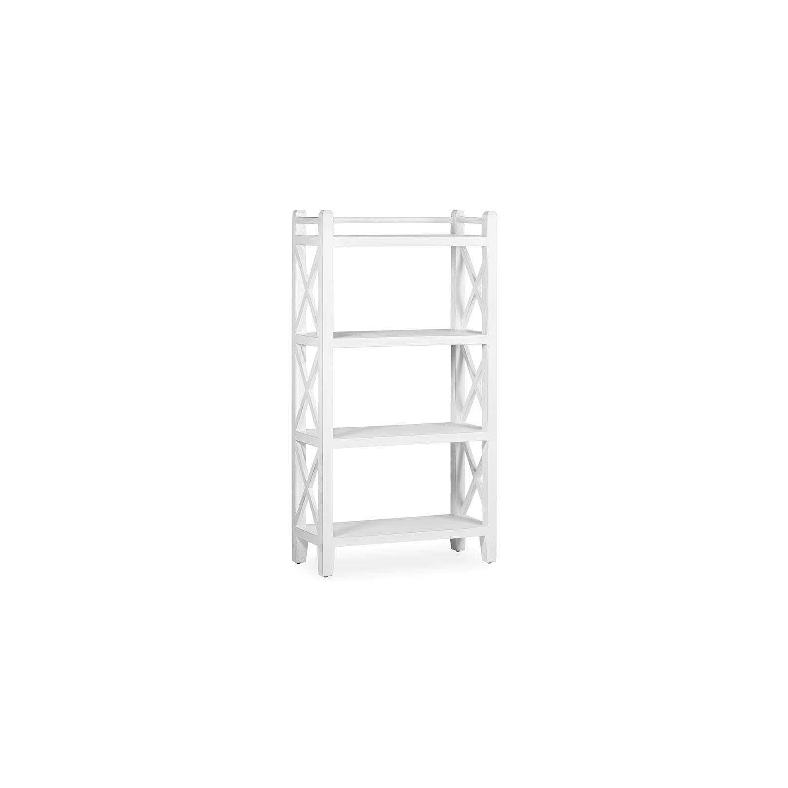 Etagère 4 niveaux en bois massif Mindy Hatiya